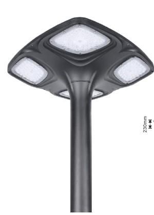 50W Led Solar Garden Light / Plaza Light / Parking Lot Lighting 160lumen/W Outdoor All In One Solar Street Light