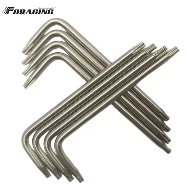 Industrial Grade Torx End Allen Key T8 L Type Star Key for M3 M4 Socket Bike Pedal Key Customized and OEM Support Natural