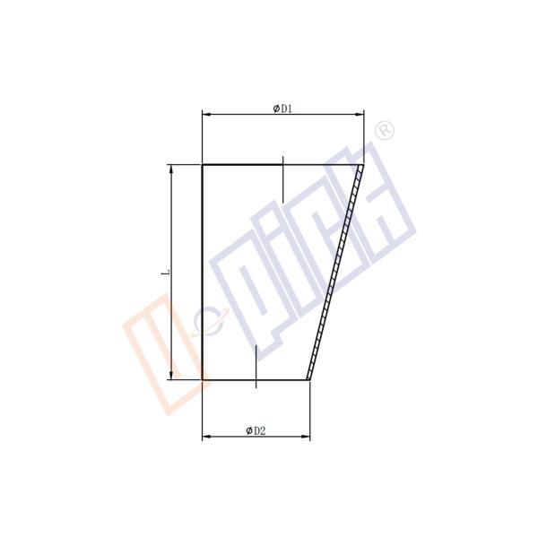 SUS 316 Stainless Steel Fittings / 304 Stainless Steel Eccentric Reducer For Pipe Connection