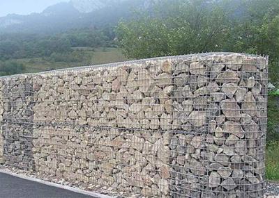 O Pvc de H6m revestiu o fio Mesh Gabion Stone Wall Fence de Gabion