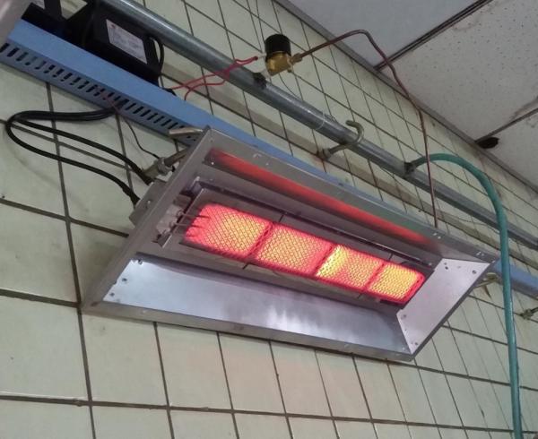 Automatic Ignition Infrared Gas Brooder Heater Direct Heating Chicken Poultry THD6808