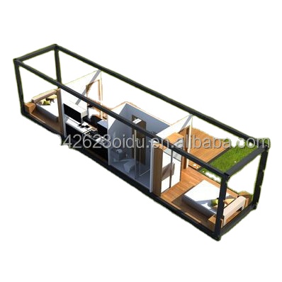 Modern Design Flat Pack Container 20 FT Prefabricated Steel House for Outdoor or Camping Low Cos
