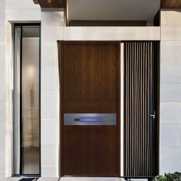 Modern Villa Main Entrance Door Burglar Proof Steel Luxury Security Door Manual Opening