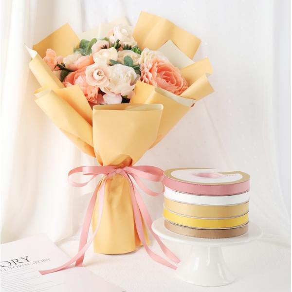 Matte Cotton Flower Packaging Ribbon DIY Bow Decoration Gift Box Ribbon