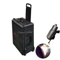 Lente de limpeza 100w 2000w de Derusting do estojo compacto da máquina do laser da fibra da remoção de oxidação do metal