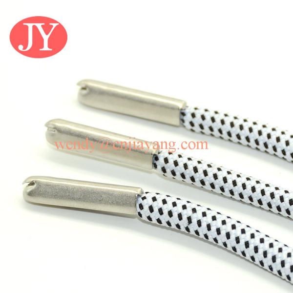 Customized design logo metal brass golden drawsting cord end metal aglet shoe lace tipping