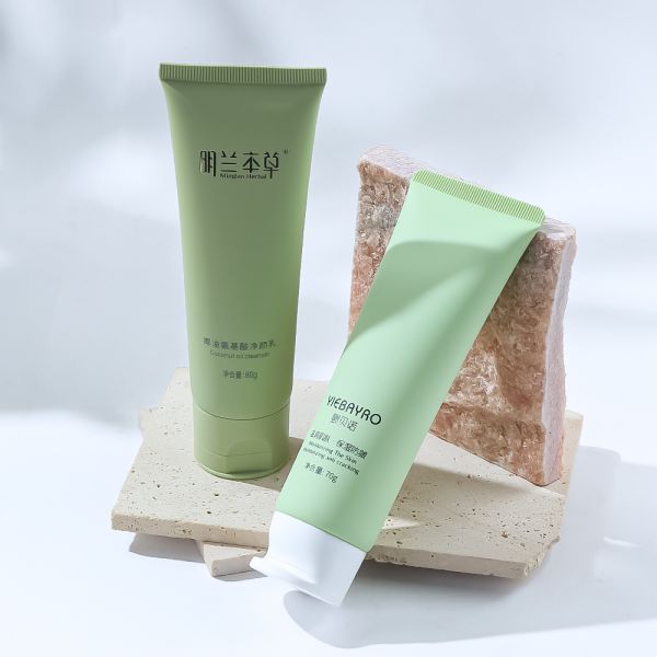 Customizable Printing Plastic Cosmetic Tube with Leak-Proof Sealing and Lightweight Design for Skincare Packaging