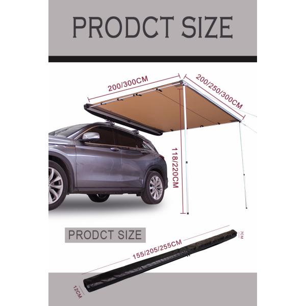 Оптовая продажа изготовителя 180 шатер крыши автомобиля крыла навеса шатра 4x4 тента стороны автомобиля степени располагаясь лагерем для всеобщего автомобиля