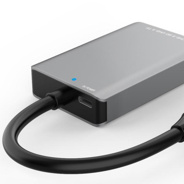 Lecteur de carte OTG USB 3.0 et USB Type C avec câble d'extension USB A de 20 cm