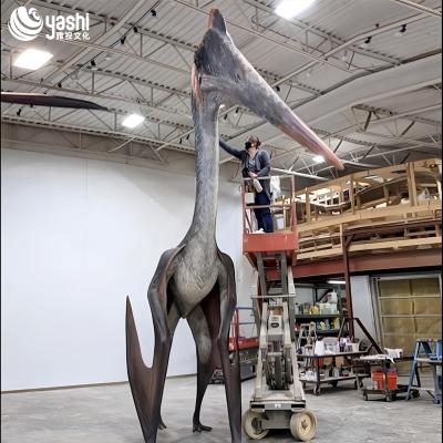 Silicone Lifelike Pterodactyl Dinosaur Model Movable Electrically Powered