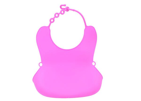 100% Waterproof Toddler Silicone Baby Bibs Food Grade Material TPE Easy To Use