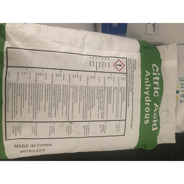 Citric Acid Anhydrous Formula C6h8o7 CAS 5949-29-1/77-92-9 for Ready Stock Plaster