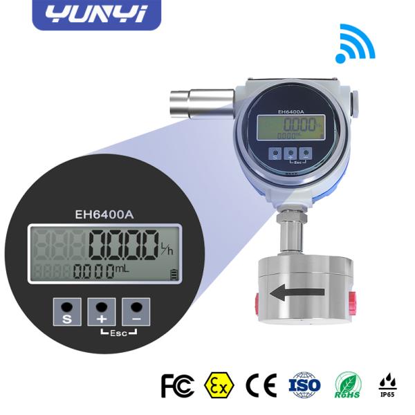 Yunyi Explosion Proof Wireless Oval Gear Flow Sensor for Oil Diesel Fuel Viscous Liquid Monitoring