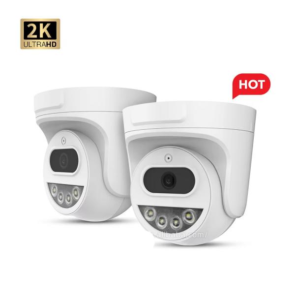 IP Night Vision Dome Network Camera with Audio 2K 4MP Indoor Security Cctv POE IP Dome Camera