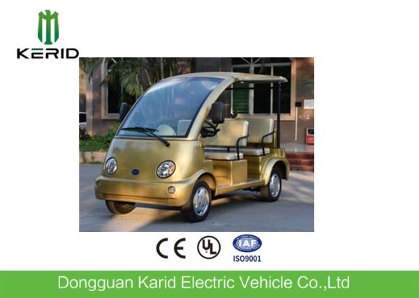 FRP Body Curtis Controller Electric Sightseeing Car 48V AC Motor Zero Pollution