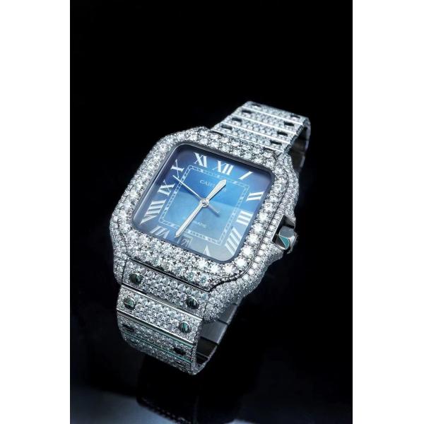 Цепь Moissanite женщин браслета кубинськая