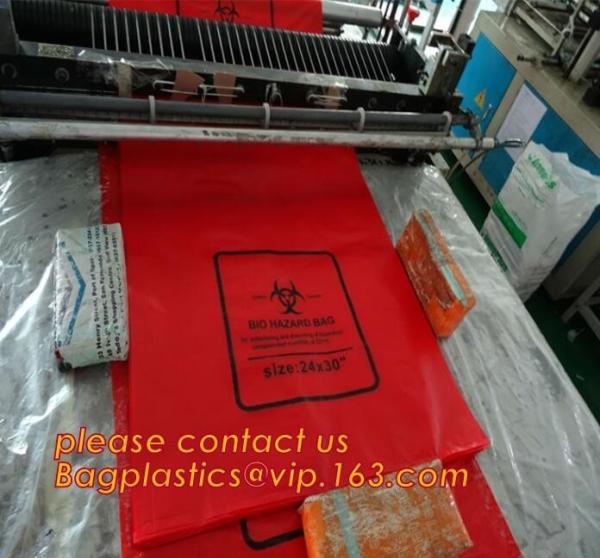 Medical Waste Poly Bag, Medical Printed Waste Bag Biohazard Bag, Medical Disposable Plastic Bags, bagplastics, bagease