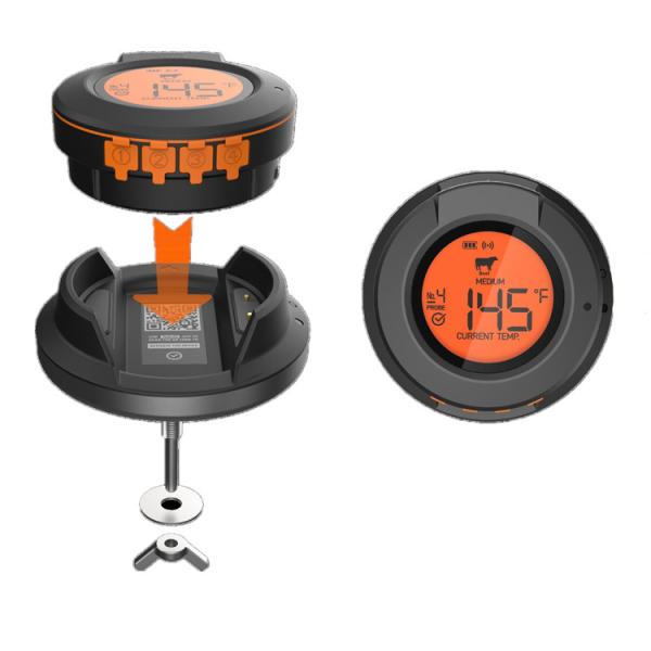 Smart Bluetooth Food Thermometer With Ambient Probe