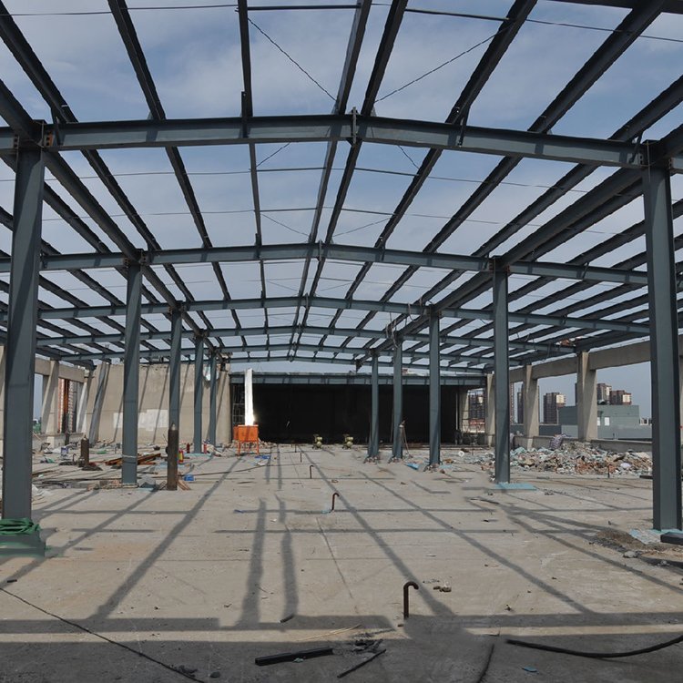 Large Tonnage Workshop Steel Structure High Load Steel Custom Prefabricated Buildings