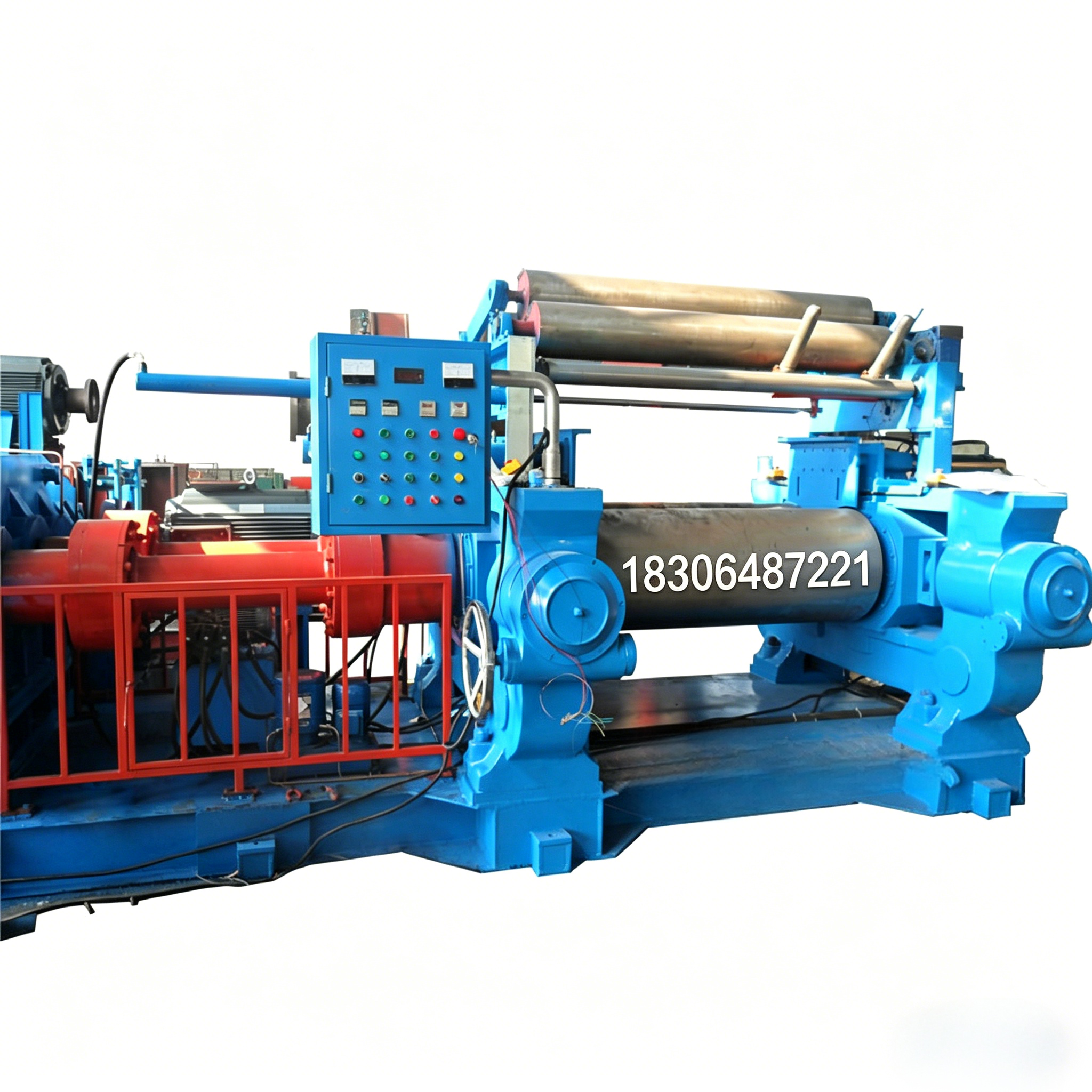 Factory Direct Supply Rubber Mixing Mill with 90kw Motor Power and Plc Control Open Mill