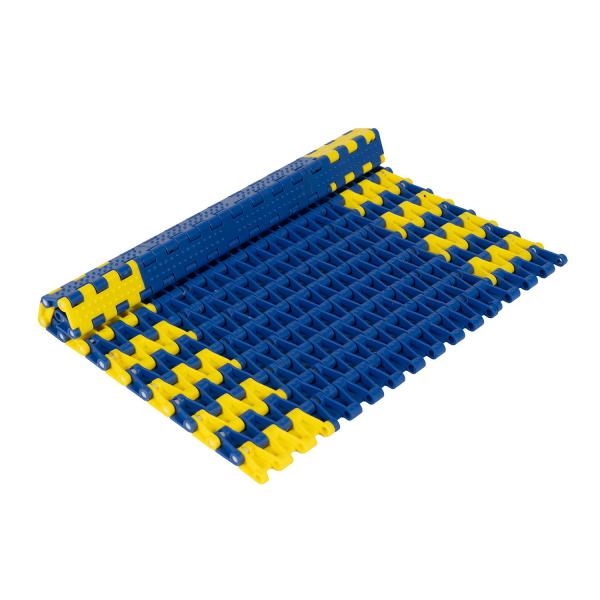                  2400 Conveyor Chain Single Link Flat Top Side Flexing Modular Belt             
