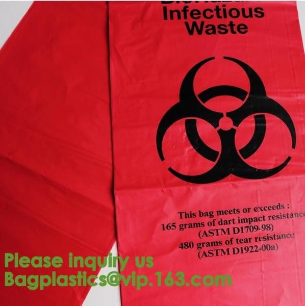 Lab, Hospital, Healthcare, Safety, Infectious, Medical Waste Disposal Warning Label Sterilization Indicate