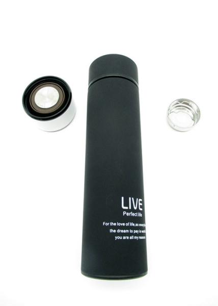 Reusable Colorful Rubber Thermos Household Stainless Steel Thermal Flask