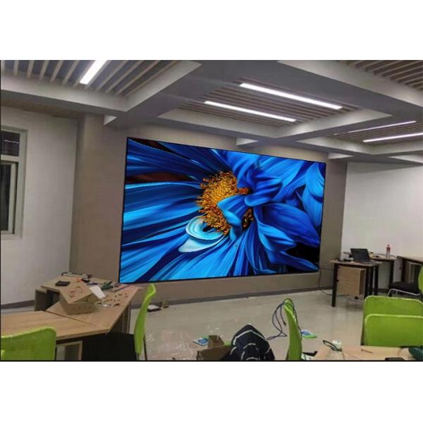 Красота 4K изображения в помещении P3 светодиодный стенный дисплей светодиодный дисплей литьевой алюминиевый шкаф 576 * 576 мм