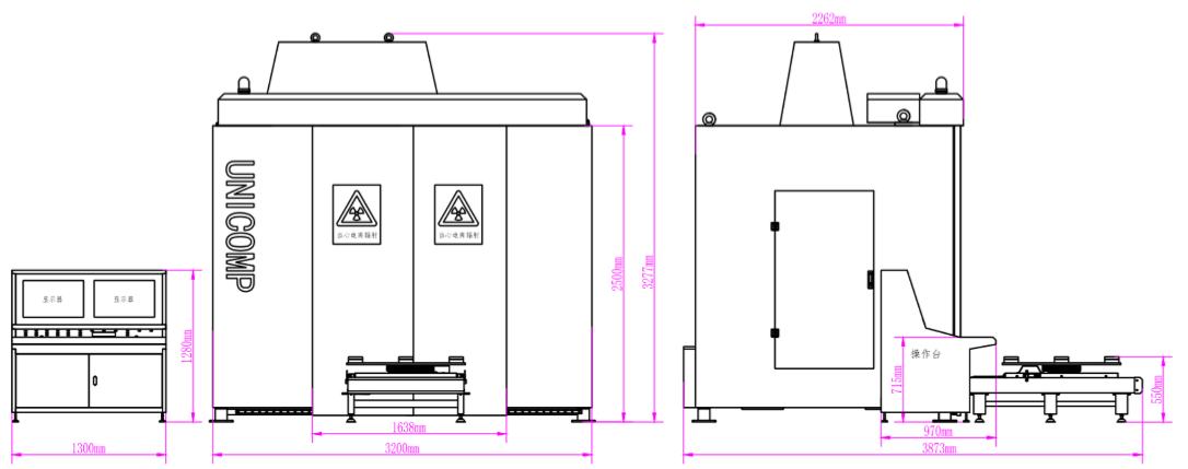 Компактное оборудование НДТ кс Рэй индустрии обнаруживая, что крупноразмерный металл бросил 225КВ