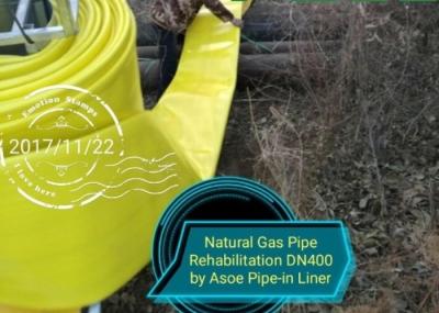 PE / PU Trenchless Pipe Rehabilitation For Gas Pipes Repairing Maintenance Free