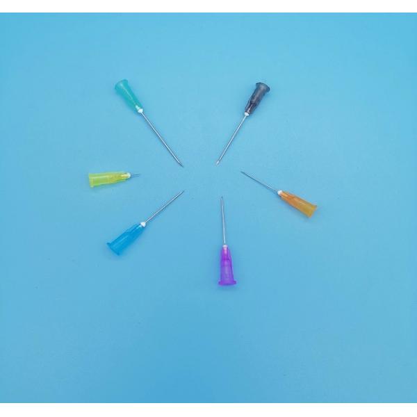 Dentist Disposable Medical Consumables Hypodermic Syringe 0.55mm 24G Medium Purple