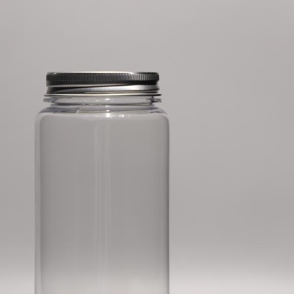 500 мл прозрачная пластиковая PET бутылка для хранения соков / орехов с индивидуальным логотипом