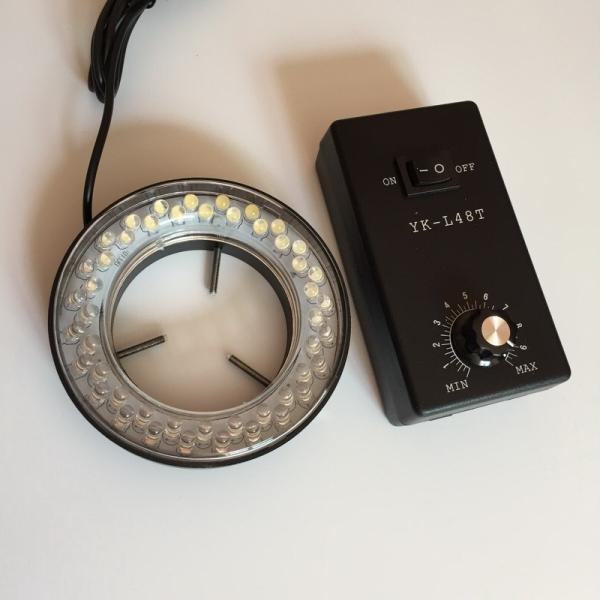 YK-L48T stereo microscope led ring light control box inner diameter 60mm microscope lighting