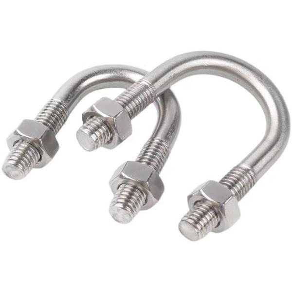 Factory Wholesale U-shaped Bolts Carbon Steel Stainless Steel U-shaped Screws U-shaped Pipe Clamps