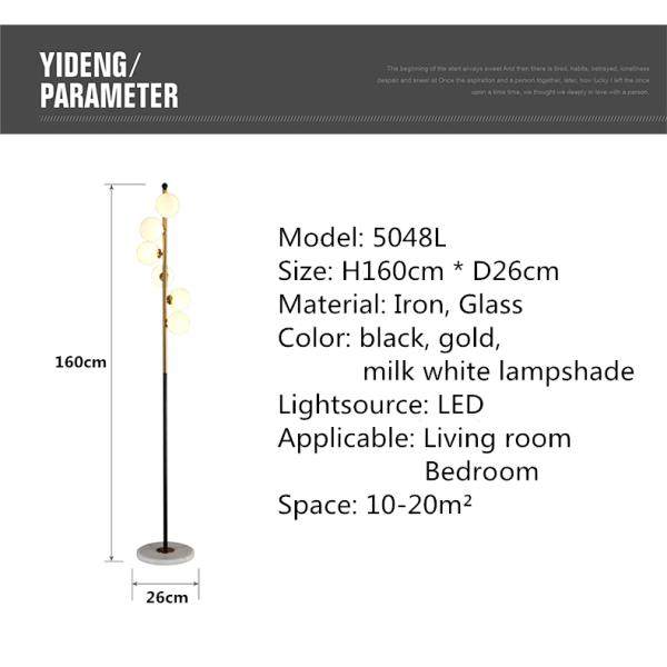 Modern LED living room standing luminaires Nordic lights bedside floor lamps for living room(WH-MFL-33)