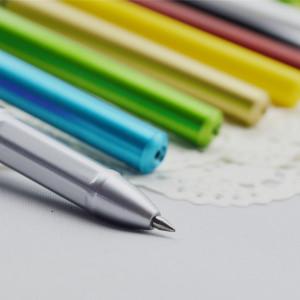 Gel pen,Promotional gel-ink pen with cap,metallic gel-ink pen
