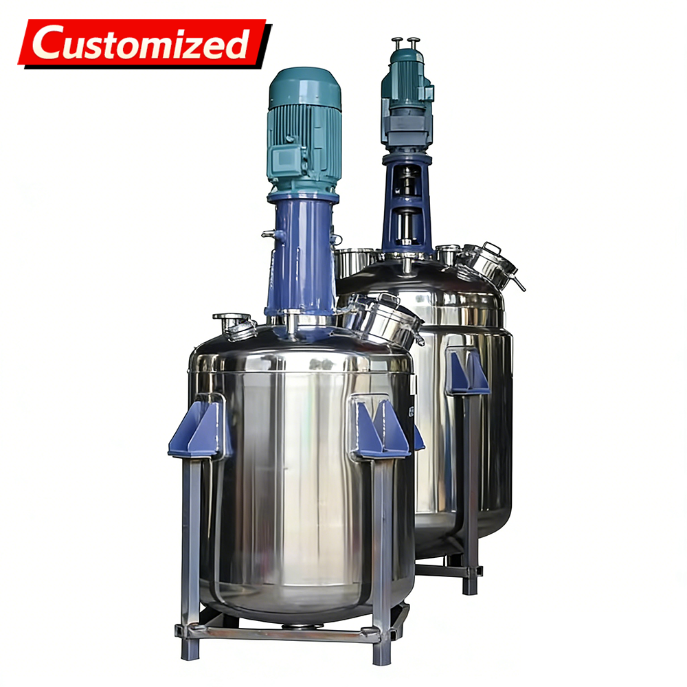 Custom Mixing Reactors 500L–100,000L Stainless Steel Chemical Reaction Vessels Suitable for mixing and dissolving solid-liquid materials in coatings/pigments/dispersions