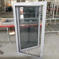 Porte vitrée en aluminium à trois vitrages en PVC
