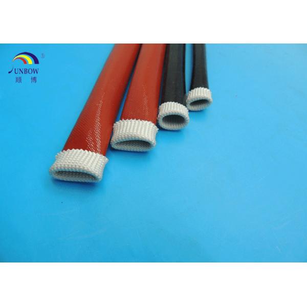 Self - Extinguishing Expandable Fiberglass Sleeving / Heat Treatment Fiberglass Sleeving