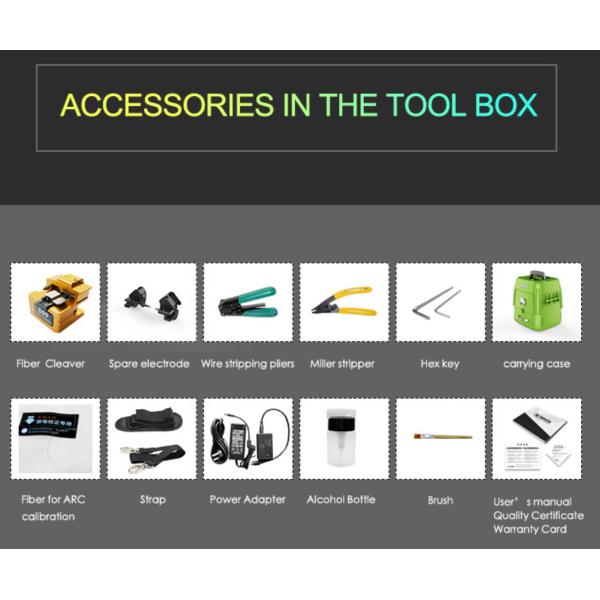 Автоматический фокус 7800mAH FTTH оборудует AI-8C Signalfire 6 моторов ОБРАЗОВЫВАЮТ ДУГУ Splicer сплавливания