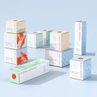 Impression personnalisée à double face Cosmétique 10ml 30ml 50ml Gouttelette d'huile essentielle Bouteille Boîte de papier Emballage