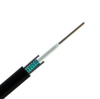 Câble optique GYXTW blanc noir de fibre des noyaux G652 de la veste 12 de LZSH