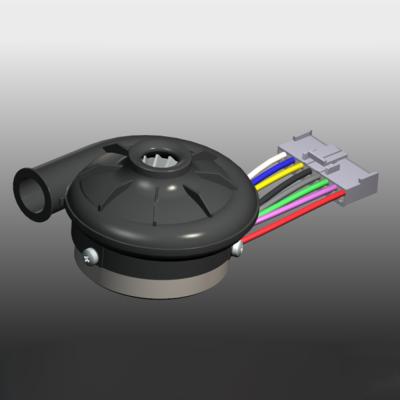 Mini Medical 24v Centrifugal Fan 6.0Kpa Brushless DC Blower Certificado REACH