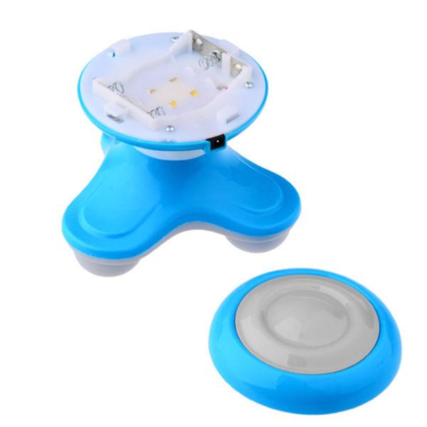 ABS Resin Mini USB Battery Full Body Massage Wave Vibrating Electric Handled Massager Head Massager