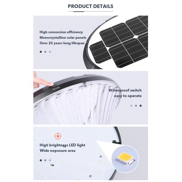 Погода света поляка IP65 сада формы диаманта солнечная устойчивая для парка Coutyard патио