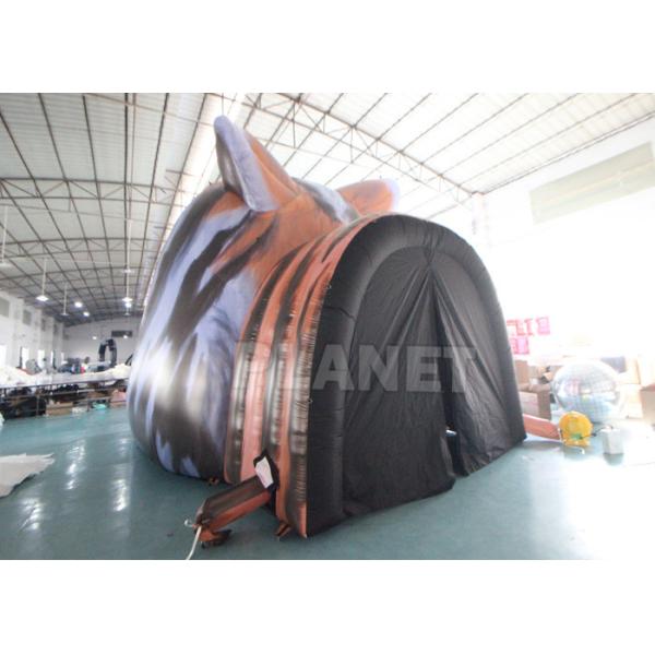 Талисмана рекламы тоннеля тигра входа на открытом воздухе спорта тоннель шлема тигра раздувного главного раздувной