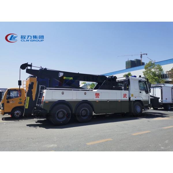 Тележка отбуксировки спасения дороги Китая 6*6 Sinotruk HOWO 16t 20tons 25t с передним вредителем спасения лопаткоулавливателя