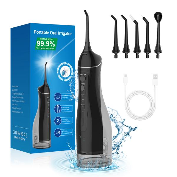 OEM/ODM en gros Power électrique imperméable à l'eau Rechargeable Dental Jet Coupe de café professionnel Nettoyage des dents