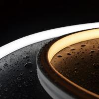 Top de neón de la tira del silicón al aire libre que dobla IP67 la prenda impermeable 4000K DC24V RA90