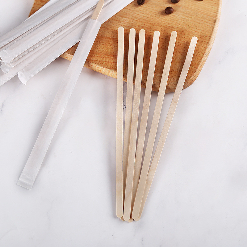 Custom Size and Logo Disposable Coffee Stirrer for Eco Friendly Restaurant Party